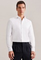 Business Hemd Slim Fit Langarm Uni Herren Weiss 39