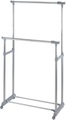 Wenko, Wenko - Kleiderständer Twin Bars, höhenverstellbar, 4 Rollen