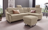 Places of Style Ecksofa »Cardoso«, Federkern, wahlweise mit Bett, Schubkasten