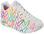 Skechers Sneaker »UNO - HIGHLIGHT LOVE«, mit farbenfrohen Herzchen-Print