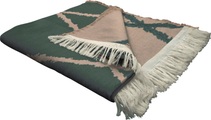Adam Elements - ADAM - Tagesdecke Casket Valdelana, 145 x 200 cm, Olive / Hellbraun