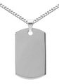 Firetti Kette mit Anhänger »Dog Tag Style«