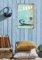 queence Metallbild »Surf«, (1 St.), Stahlschilder