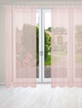 HOME WOHNIDEEN Vorhang »NESSI 2er Pack«, (2 St.), Uni, Voile, transparent, Schlaufen inkl. Zugband, 2er Pack