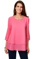 select! By Hermann Lange Shirtbluse, mit Schmuckdetails und Cut-Outs