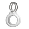 Belkin - (2er Set) Apple AirTag Anhänger Hardcase Hülle Schlüsselanhänger + Schlüsselring (MSC002btWH) - Weiss