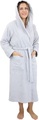 LEONIQUE, Leonique Unisex-Bademantel »»Tailles««, (1 St.), langer Bademantel für Damen und Herren, 100% Baumwolle, XS-3XL