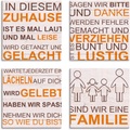 Artland Leinwandbild »In diesem Zuhause - beige«