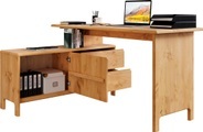 Home affaire Schreibtisch »Liva«, Breite 140-220 cm