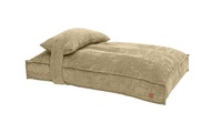 PET & Co. - Hundebett CORDI - khaki - Textil - 80/60/15 cm - M
