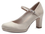 Tamaris Spangenpumps, mit Metallic-Applikation an der Ferse und Absatz