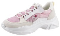 Tommy Jeans Wedgesneaker »TOMMY JEANS LIGHTWEIGHT SHOE«, im Materialmix mit Logoflag
