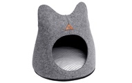 PET & Co. - Katzenhöhle NALA - anthrazitgrau - Mischmaterial - 45 cm
