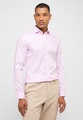 SUPER SLIM Performance Shirt in rosa strukturiert