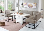 exxpo - sofa fashion Eckbank »Affogato«, Frei im Raum stellbar