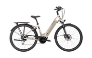 CILO, Cilo E-Bike »Cityliner CCL°02+ 45 cm, Champagne«, Mittelmotor 250 W