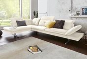 exxpo - sofa fashion Ecksofa, inkl. Kopf- bzw. Rückenverstellung und Armteilverstellung