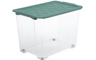Rotho Evo Safe Keeping 65 l mit Deckel und Rädern Aufbewahrungsbox