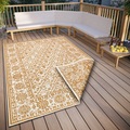 NORTHRUGS Teppich »Curacao«, rechteckig, In-und Outdoor geeignet, Robust, Pflegeleicht, Flachgewebe, Wendbar