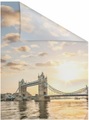 LICHTBLICK ORIGINAL Fensterfolie »Tower Bridge«, 1 St., blickdicht, strukturiertKlebepunkte, selbstklebend, Sichtschutz