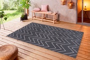 my home Teppich »Mailin«, rechteckig, 3 mm Höhe, In-und Outdoor geeignet, Wohnzimmer, Balkon, Terrasse, Garten, Strapazierfähig und pflegeleicht, Flachgewebe