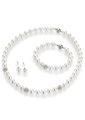 Firetti Schmuckset »Collier, Armband und Ohrhaken« (Set, 4 tlg.)