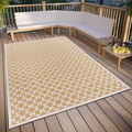 freundin Home Collection Teppich »Antonia«, rechteckig, In und Outdoor, Flachgewebe, wetterfest, pflegeleicht, robust