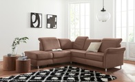 sit&more Ecksofa, inklusive Federkern, wahlweise mit Kopfteilverstellung, Bettfunktion und Stauraum