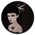 Wall-Art Metallbild »Lady Wandbild Herz Metallschild«