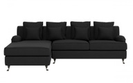 Guido Maria Kretschmer Home&Living Ecksofa »NORIN«, (2 St.), zwei Fussarten: vorne - Rollen, hinten - Holzfüsse