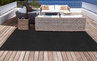 KONIFERA, KONIFERA Kunstrasen »Black«, rechteckig, Wetterfest, Balkon geeignet, integrierte Drainage, Garten, Terrasse