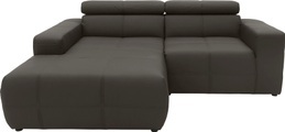 DOMO collection Ecksofa »Brandon«, Mit Kopfteilverstellung, auch in Leder