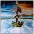 Artland Glasbild »Jahreszeitenbaum«
