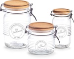 Zeller Present Vorratsglas, (Set, 3 tlg.)