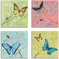 Artland Leinwandbild »Schmetterlinge Pastell«