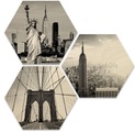 Wall-Art Mehrteilige Bilder »Impression New York Collage« (Set)