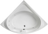 OTTOFOND Whirlpool-Badewanne »Laguna«, (Komplett-Set, 1 tlg.), Typ 1, chrom