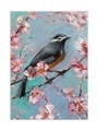 queence Bild »Mona«, Vögel, gerahmt, Blumen
