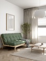 Karup Design Schlafsofa »Folk«, (Set, 2 St.), aus massiven Kiefernholz, inkl. Futonmatratze