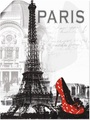 Artland Wandbild »Paris - Chic«, Gebäude, (1 St.), in vielen Grössen & Produktarten - Alubild / Outdoorbild für den Aussenbereich, Leinwandbild, Poster, Wandaufkleber / Wandtattoo auch für Badezimmer geeignet