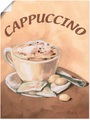 Artland Wandbild »Tasse Cappuccino«