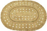 carpetfine Sisalteppich »Juteteppich Finn«, rechteckig, natürliches Pflanzenmaterial von Hand gewebt, Boho Style