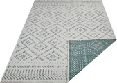 freundin Home Collection Teppich »Olympia«, rechteckig, 5 mm Höhe, In-und Outdoor geeignet, Wohnzimmer, Balkon, Terrasse, Garten, Strapazierfähig und pflegeleicht, Flachgewebe