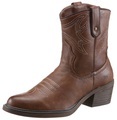 Mustang Shoes Cowboy Stiefelette, in Used-Optik