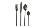Bitz Besteck-Set 16-teilig, Schwarz, Art