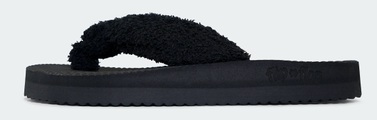 Flip Flop Plüsch Hausschuhe »comfy*spa«, mit leichter Plateausohle