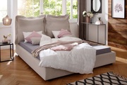 Home affaire Polsterbett »Lodano«, in Hussen-Optik und besonderem Design