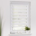 LICHTBLICK Doppelrollo »Duo Rollo Klemmfix, ohne Bohren, verspannt«, halbtransparent, verspannt, Einfache Klemm-Montage ohne Bohren. Für Fenster & Türen geeignet.