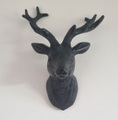 Ambiente Haus Tierfigur »Hirsch Wanddeko - schwarz (H) 22cm«