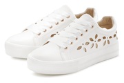 LASCANA Sneaker, mit kleinen Cut-Outs VEGAN